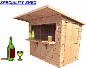 Timber Garden Bar Sheds